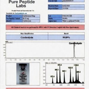 “Cerebrolysin 60mg research vial neuropeptide compound”