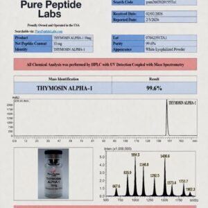 “Thymosin Alpha-1 peptide research vial immune compound”