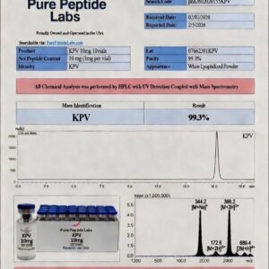 “KPV peptide research vial laboratory compound”