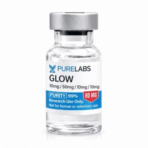 “GLOW peptide blend research vial laboratory compound”